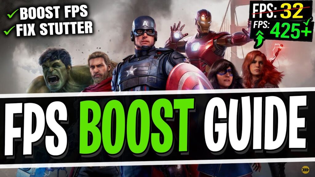 How to fix Lag in Marvels Avengers BOOST FPS and Increase Performance